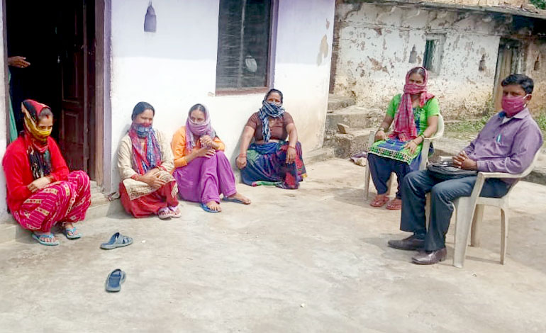 Group Meeting for NRLM members at Ghansali