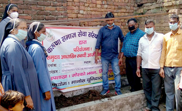 Training on preparing vermin Composting and Organic farming, Timarpur
