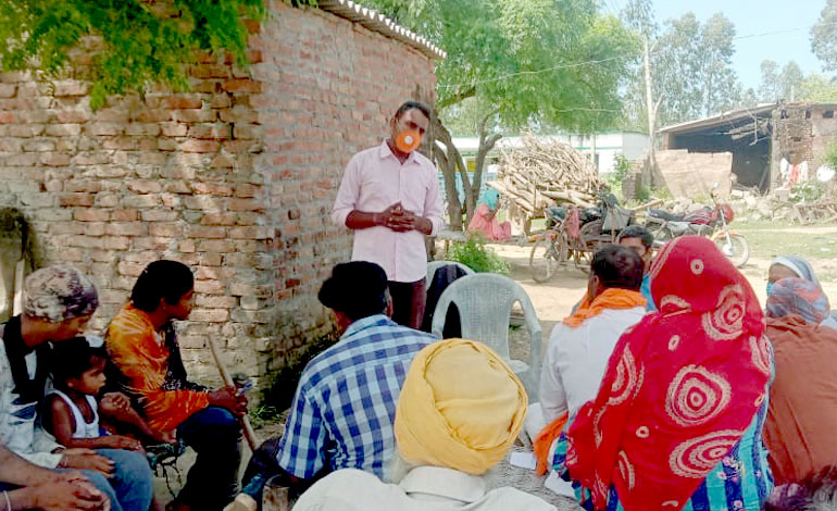 DPO Formation in village Champatpur Chakla, Afzalghar Block