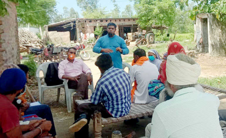 DPO Formation in village Champatpur Chakla, Afzalghar Block